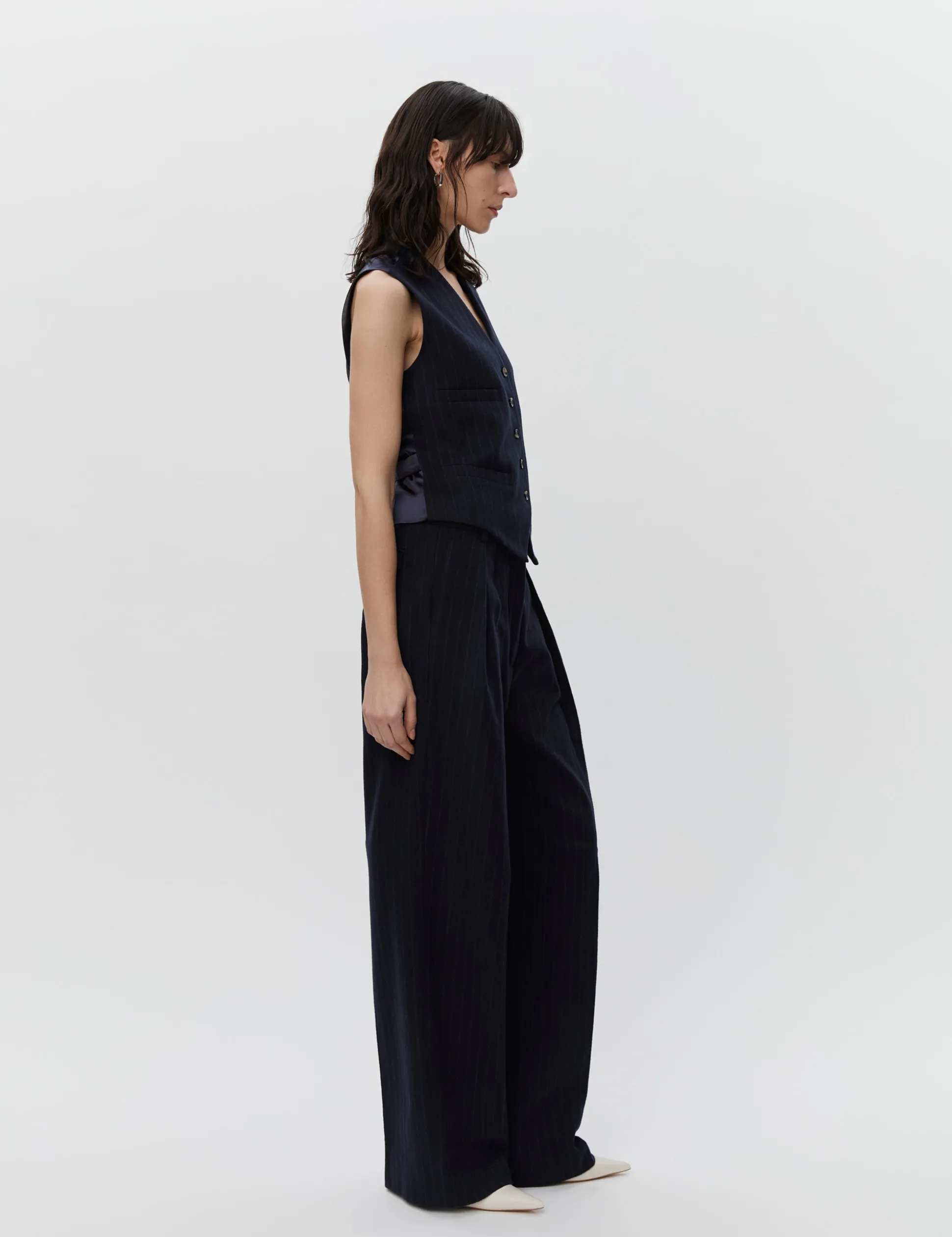Enzo - Woolen Pinstripe - TOTAL ECLIPSE