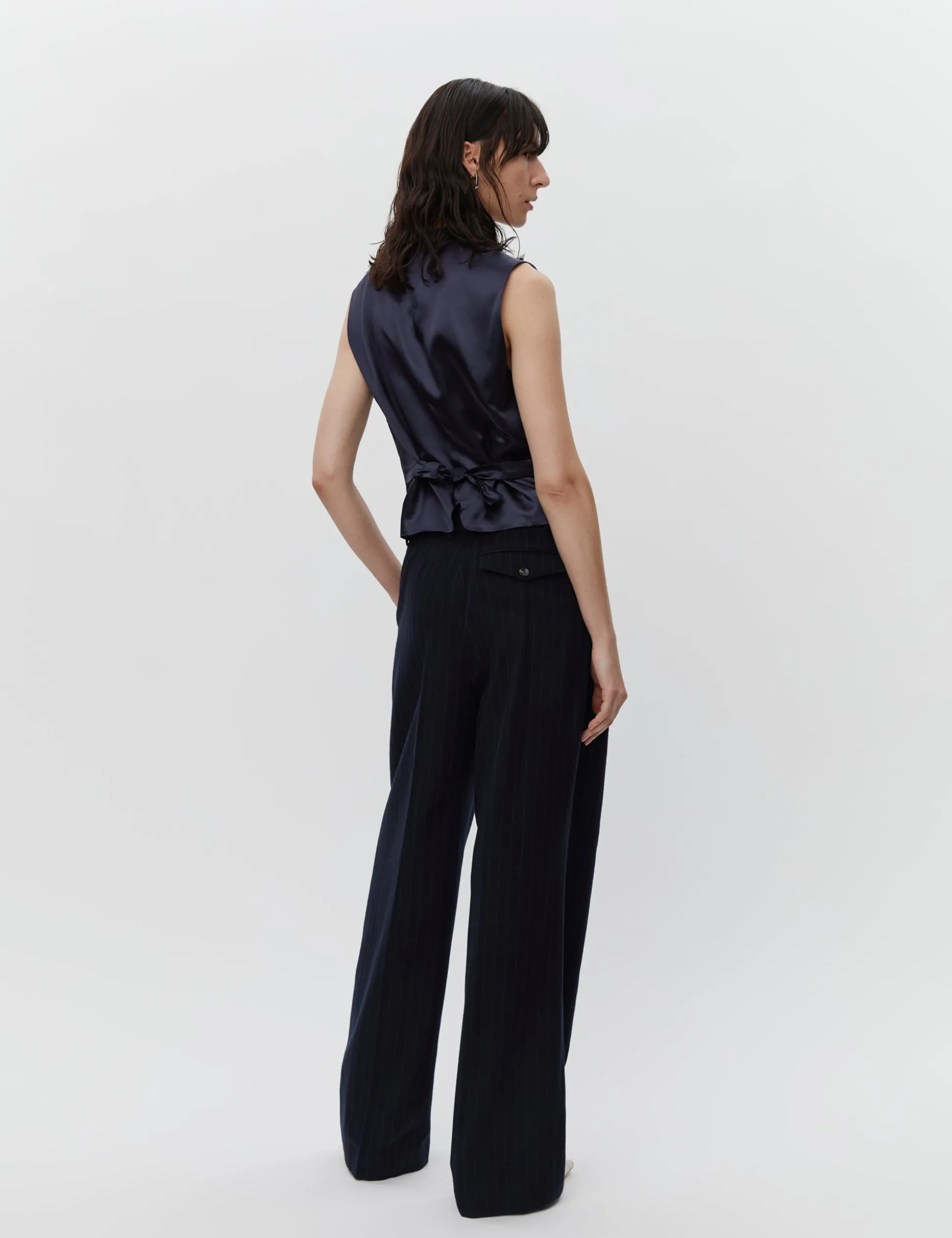 Enzo - Woolen Pinstripe - TOTAL ECLIPSE
