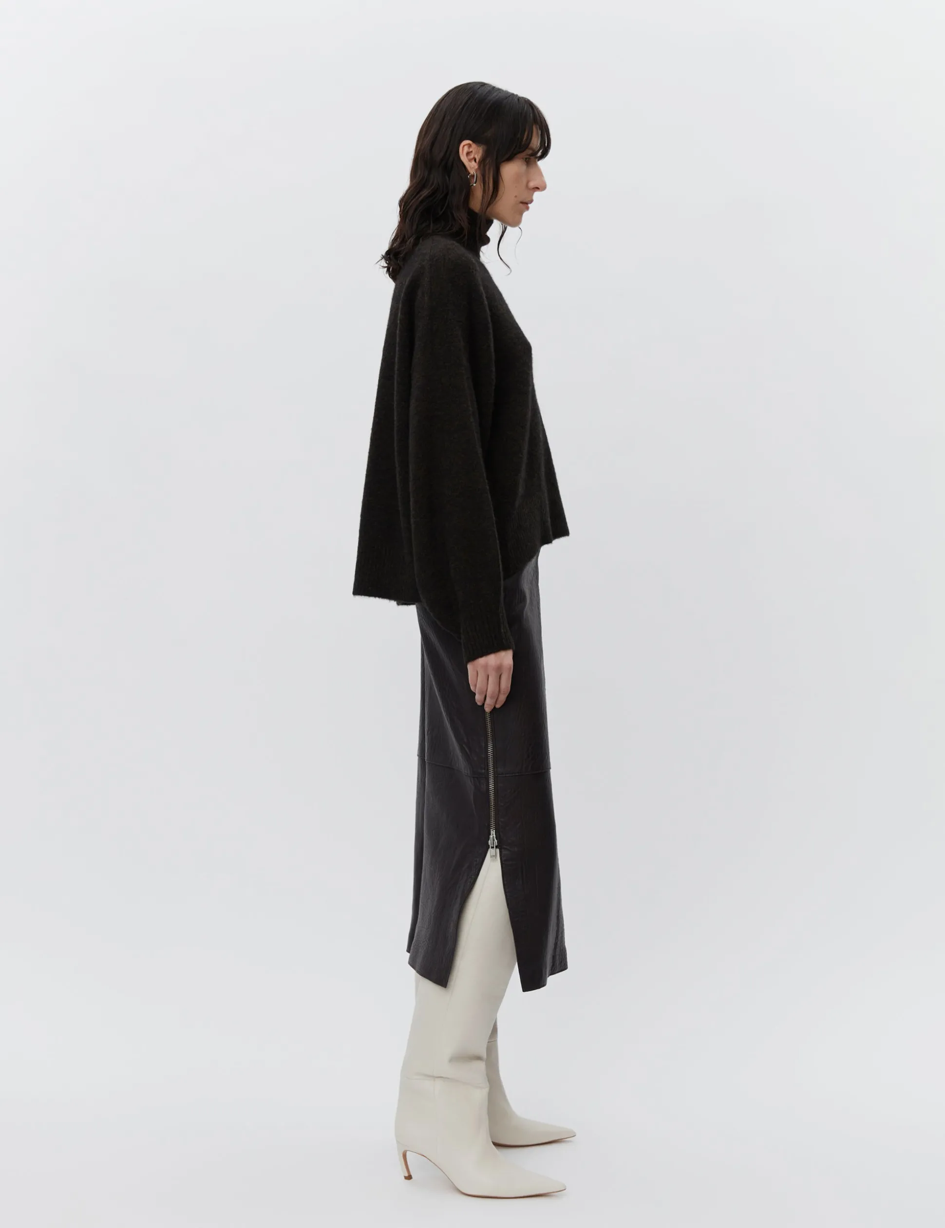 Mazy - Cozy Days RD - DARK BROWN MELANGE