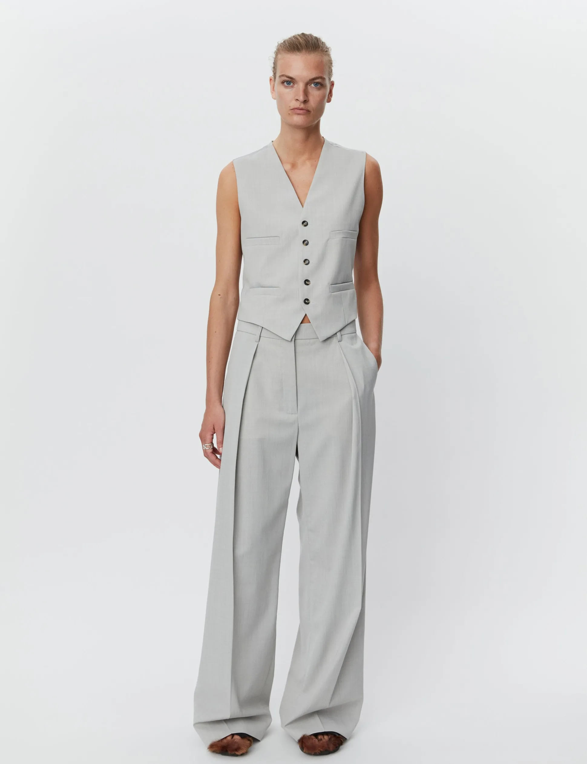 Ricardo - Classic Wool Blend - SMOKE MELANGE
