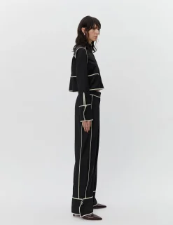 Tessa - Refined Suiting Blend - BLACK